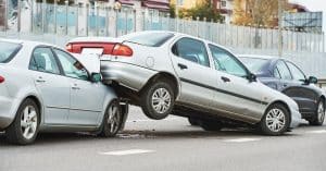 Three car crash